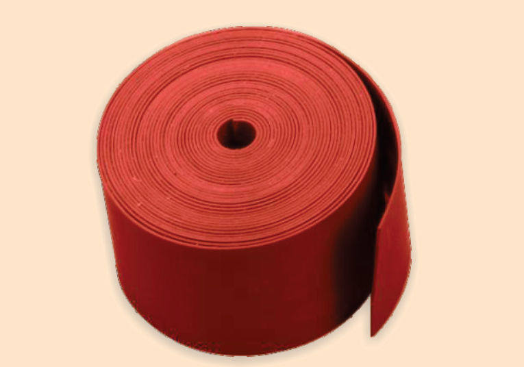 Roll of red BUSTAPE heat shrink busbar tape
